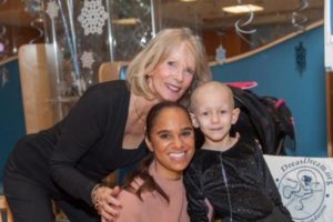 Misty Copeland, Susan Rizzo Vincent and patient